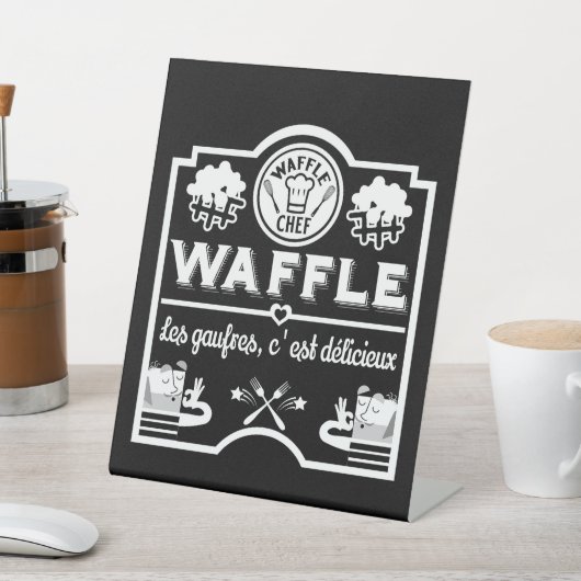 WaffelKoch Sockelschild (In SItu)