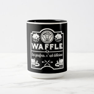 WaffelKoch Zweifarbige Tasse