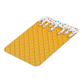 Waffelkone aus Eiscreme mit Sprinklen Magnet (Linke Seite)
