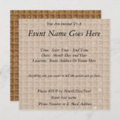 Waffelkone Einladung (Vorne/Hinten)