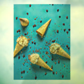 Waffelkons Fensteraufkleber (Blatt 3)