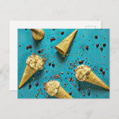 Waffelkons Postkarte (Vorne/Hinten)