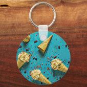 Waffelkons Schlüsselanhänger (Vorderseite)