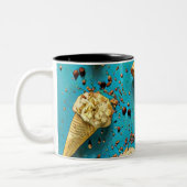 Waffelkons Zweifarbige Tasse (Links)