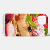 Waffelkuchen mit frischem Beerenobst Case-Mate iPhone Hülle (Rückseite (Horizontal))