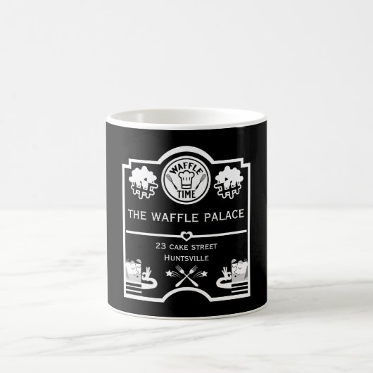 Waffelladen oder Popfood-Stall Kaffeetasse (Mittel)
