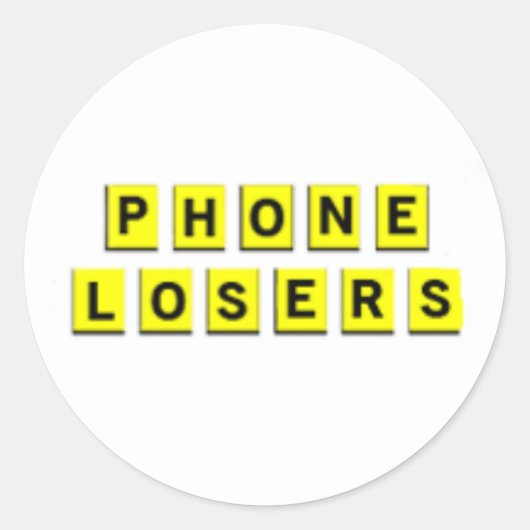 Waffelloser aus Amerika Runder Aufkleber (Vorderseite)