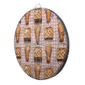 Waffeln aus Gingham Dartscheibe (Vorderseite rechts)