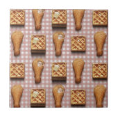 Waffeln aus Gingham Fliese (Vorderseite)