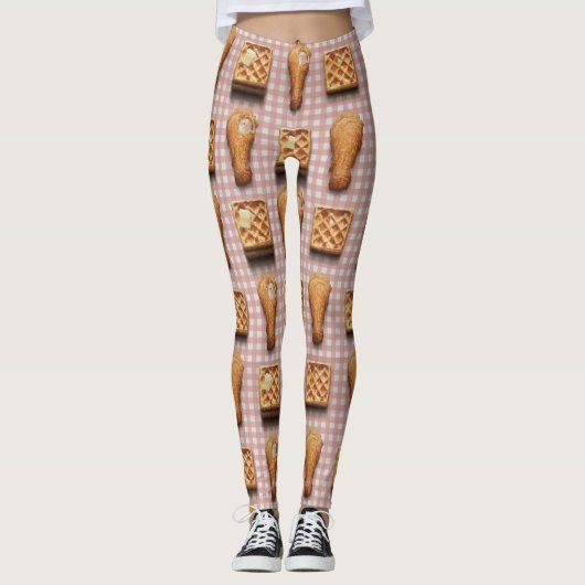 Waffeln aus Gingham, Leggings (Vorderseite)