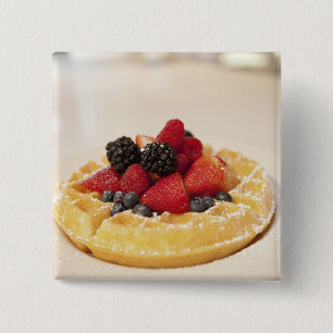 Waffeln, frisch button