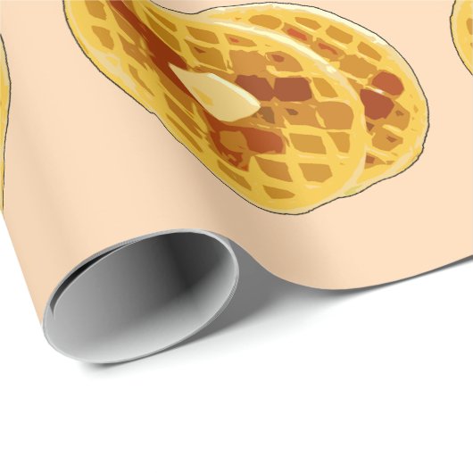 Waffeln Geschenkpapier (Rolleneckpunkt)