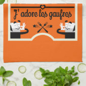 Waffeln Geschirrtuch (Gefaltet)