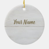 Waffeln, hausgemacht mit Johannisbeeren Keramik Ornament (Hinten)