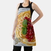 Waffeln, hausgemacht mit Johannisbeeren Schürze (InSitu)