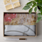 Waffeln, hausgemacht mit Johannisbeeren Seidenpapier (Geschenk)