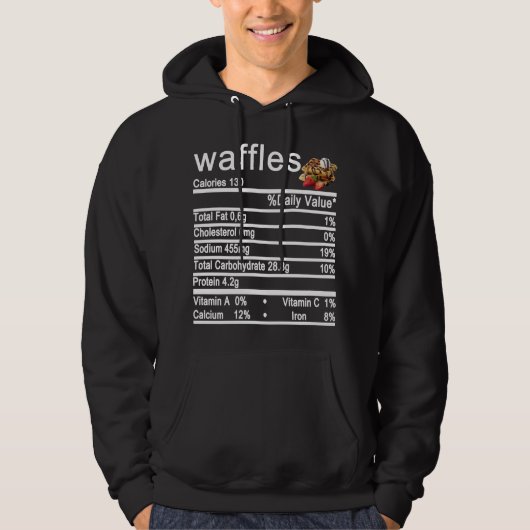 Waffeln Hoodie (Vorderseite)
