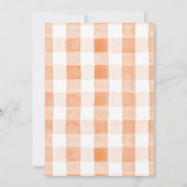 Waffeln Kaffee Frucht Wasserfarbe Babybrunch Einladung (Rückseite)