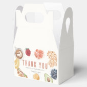 Waffeln Kaffee Frucht Wasserfarbe Babybrunch Geschenkschachtel (Geöffnet)