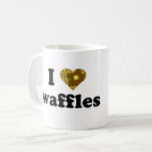 Waffeln Kaffeetasse (Vorderseite Links)