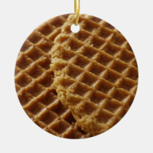 Waffeln Keramik Ornament