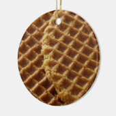 Waffeln Keramik Ornament (Links)