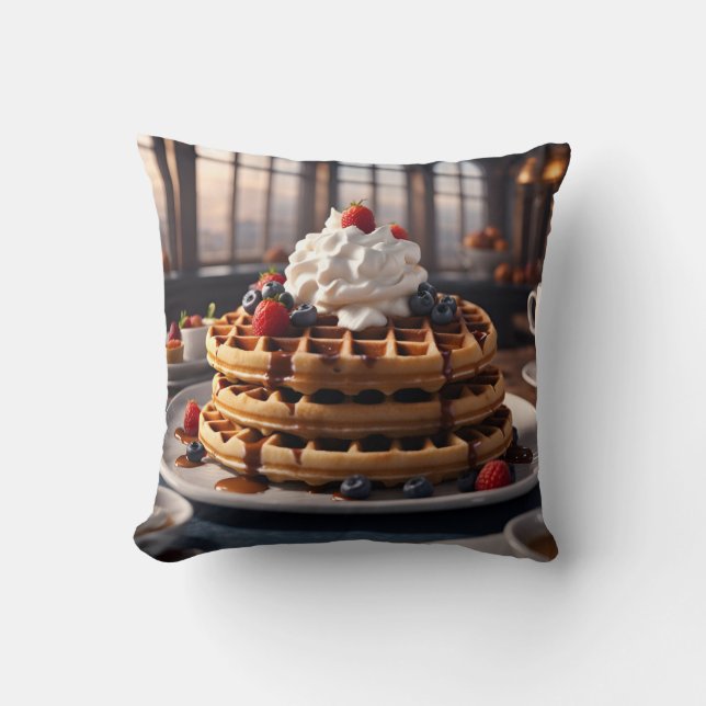 Waffeln Kissen (Vorderseite)