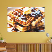 Waffeln Leinwanddruck (Insitu (Wohnzimmer))