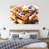 Waffeln Leinwanddruck (Insitu (Schlafzimmer))