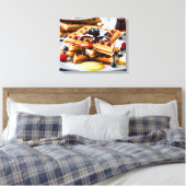 Waffeln Leinwanddruck (Insitu (Schlafzimmer))