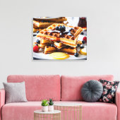 Waffeln Leinwanddruck (Insitu (Wohnzimmer))