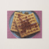 Waffeln mit Sirup Puzzle (Horizontal)