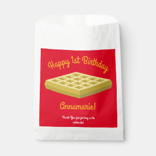 Waffeln Niedliches Frühstück Brunch Kinder 1. Ge Geschenktütchen