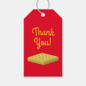 Waffeln Niedliches Frühstück Brunch Kinder 1. Gebu Geschenkanhänger (Vorderseite)