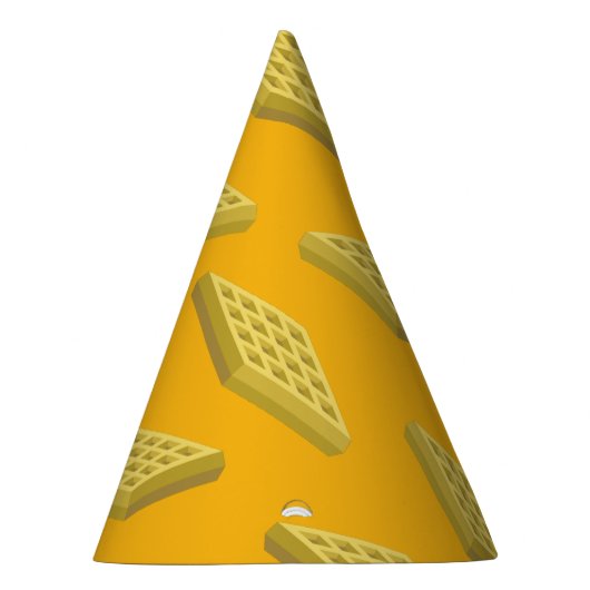 Waffeln Niedliches Frühstück Brunch Kinder 1. Gebu Partyhütchen (Rechts)