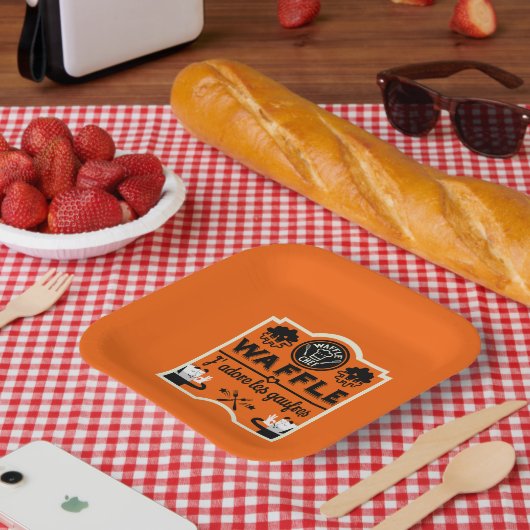 Waffeln Pappteller (Picknick)