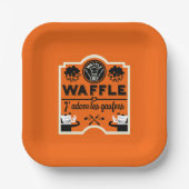 Waffeln Pappteller (Vorderseite)