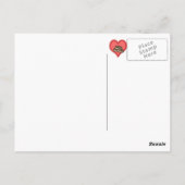 Waffeln Postkarte (Rückseite)