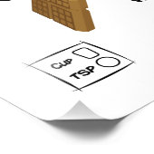 Waffeln, Rezepte, Zutaten, Wand Fotodruck (Ecke)