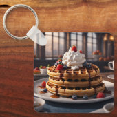 Waffeln Schlüsselanhänger (Vorderseite)