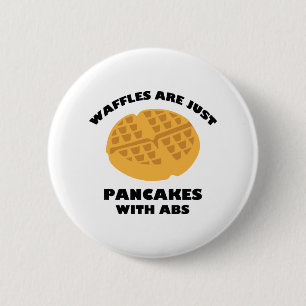 Waffeln sind gerade Pfannkuchen mit ABS Button