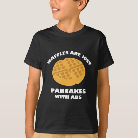 Waffeln sind nur Pfannkuchen mit ABS T-Shirt (Vorderseite)