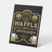 Waffeln Sockelschild (Vorderseite)