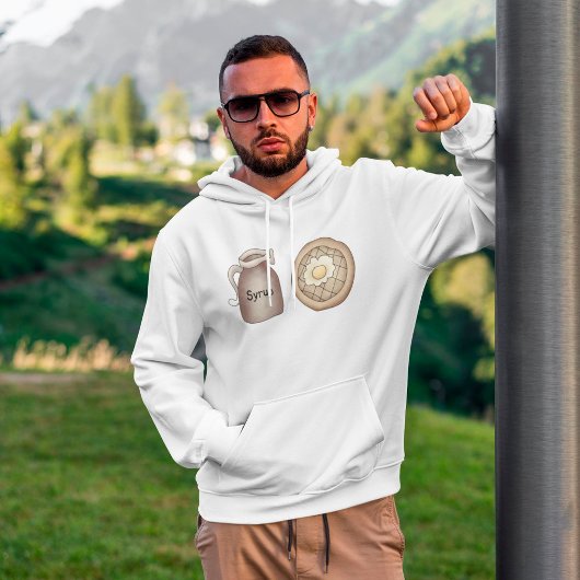 Waffeln und Ahornsirup Hoodie