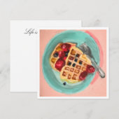 Waffeln und Beeren (Vorne/Hinten)