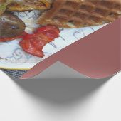 Waffeln und Kartoffeln, hausgemacht Geschenkpapier (Ecke)