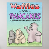 Waffeln und Pfannkuchen Poster (Vorne)