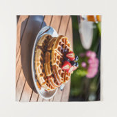 Waffeln Wandteppich (Vorderseite (Horizontal))