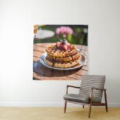 Waffeln Wandteppich (Beispiel)