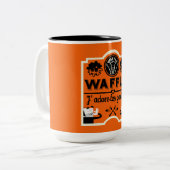 Waffeln Zweifarbige Tasse (Vorderseite Links)